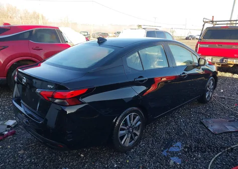 2020 Nissan Versa Sv Xtronic Cvt из США, поврежденный, VIN 3N1CN8EV8LL810441